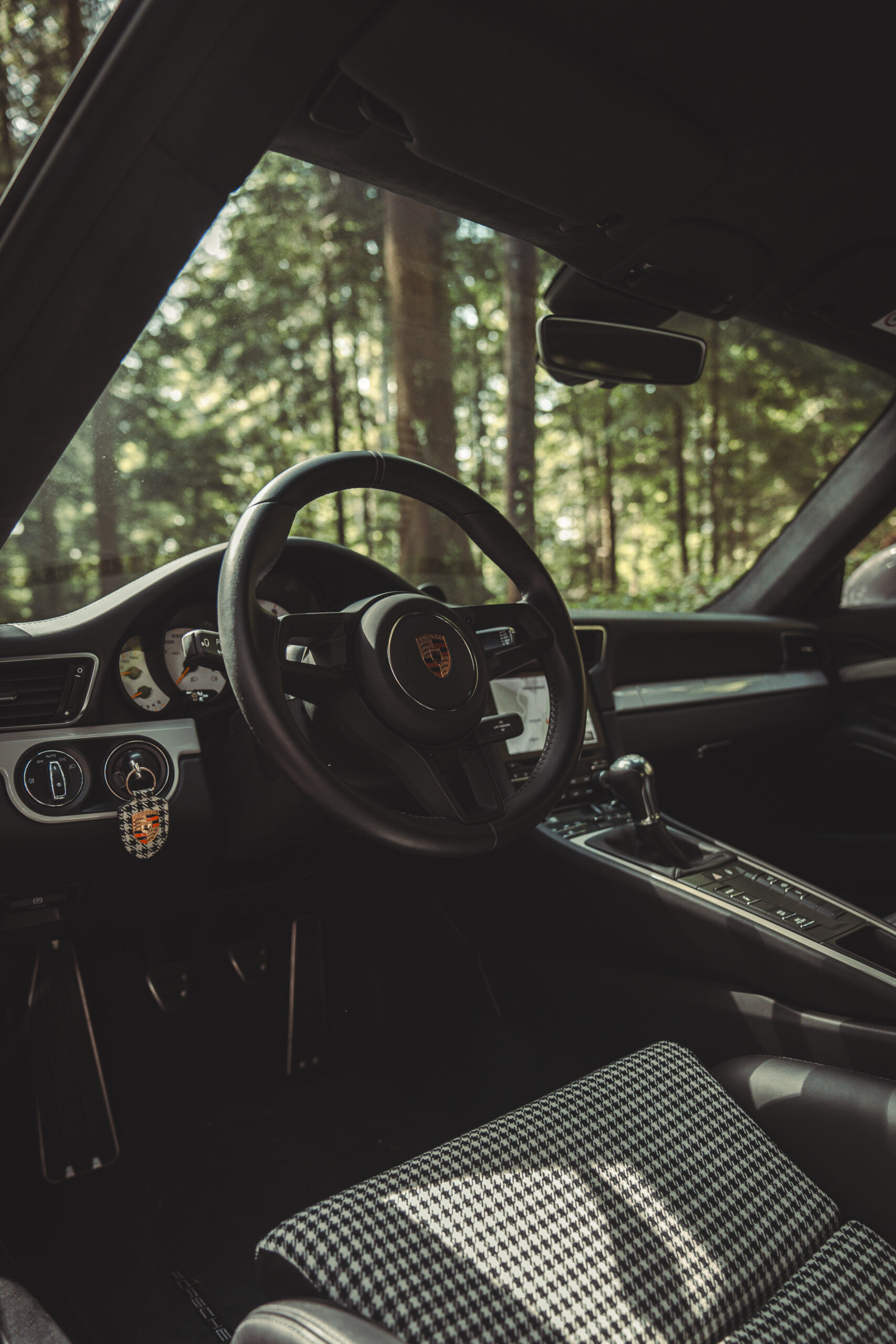 Innenansicht eines Porsche