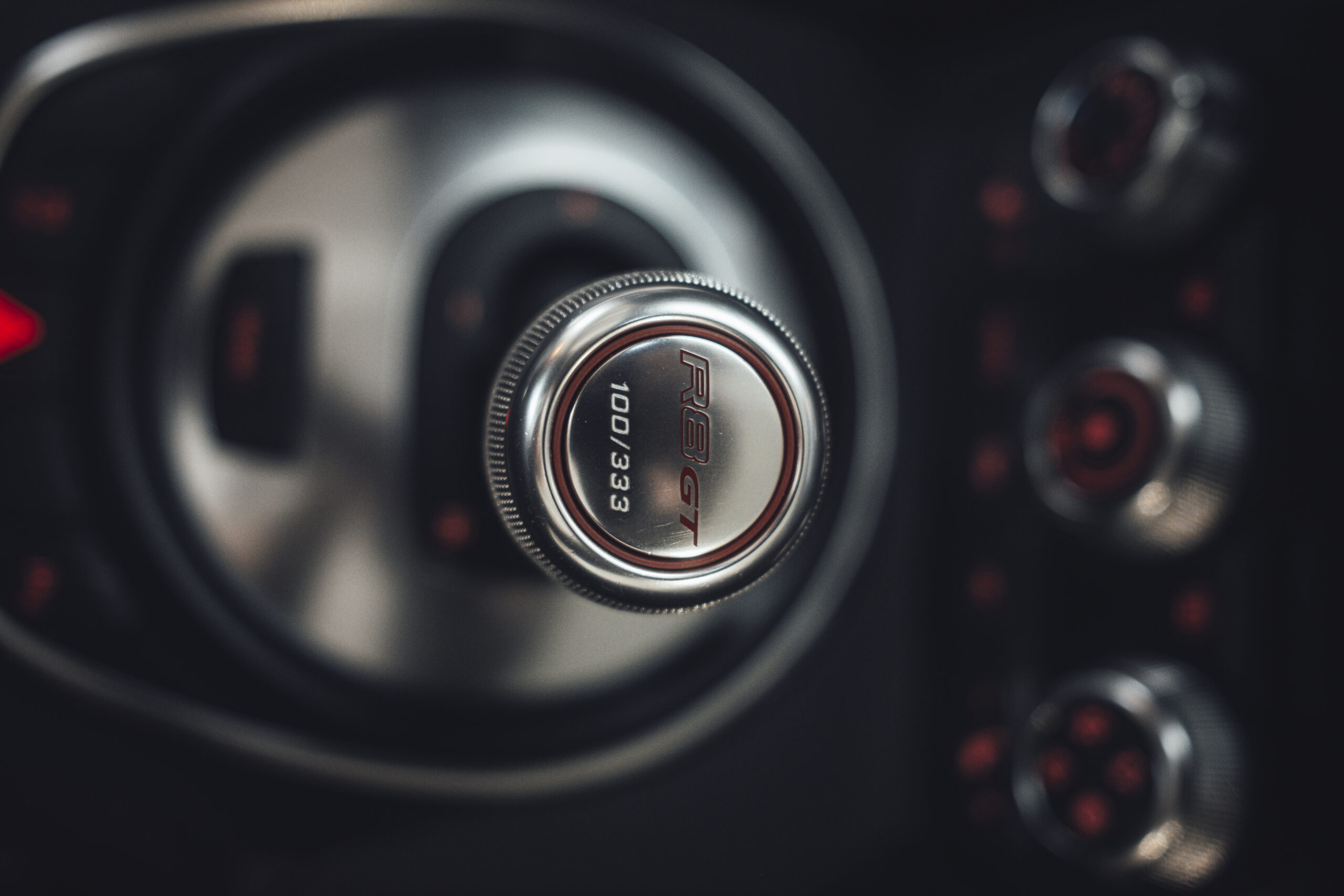Detailansicht Schalthebel R8GT